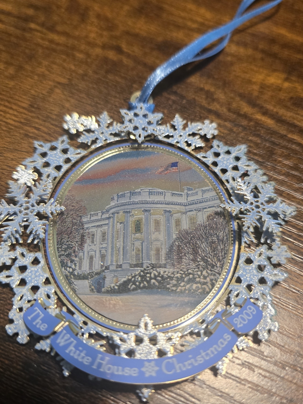 2009 White House Historical Association Christmas Ornament Grover Cleveland